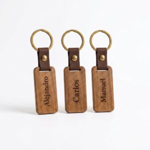 Llavero de madera