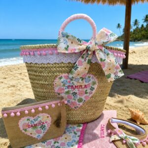 Capazo flores